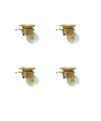 Hts 751 Frenli Çift Bilyalı Mobilya Tekeri 100mm 4'lü Set - 1