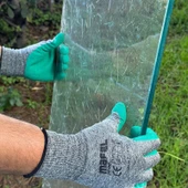 Mafel MF 080 Lateks Kaplı Yeşil Camcı Eldiven No:10 XL - 3 Adet Paket thumbnail 3