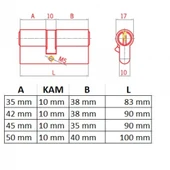 Rotex 68 Mm Zamak Barel 5 Pimli 26+10+32 - 3 Anahtarlı - 2