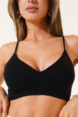 Siyah Drop Seamless Sütyen thumbnail 1