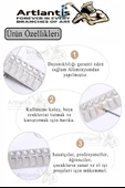 Dikdörtgen Metal Palet 1 Adet Metal Boya Paleti 12 Hazneli 11x23 cm Paslanmaz Resim Boyama Paleti Fırça Hediyeli - 3
