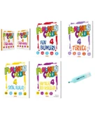 4.Sınıf Matematik-1-2 Fen Türkçe Sosyal Ödev Fasikülleri Soru Bankası - 1