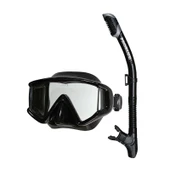 PROBLUE SET MS VISION PLUS3 Maske, DRY Snorkel, Siyah - 1