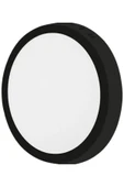 CATA CT-5235 18W Panel LED Armatür Siyah Yulvarlak Sıva Üstü Metal Kasa Beyaz Işık 6400K - 1
