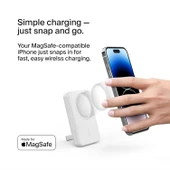 Belkin 5000mAh Manyetik Kablosuz Power Bank, MagSafe ile Uyumlu Taşınabilir Şarj - 3