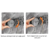 Periboia Güçlü Lüks Vantuzlu Askılık - 3