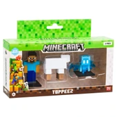 Minecraft 3D Figür Toppeez 3'iü Set Model 5 - 3