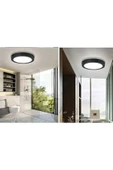CATA CT-5235 18W Panel LED Armatür Siyah Yulvarlak Sıva Üstü Metal Kasa Beyaz Işık 6400K - 2