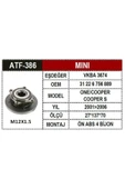 ATF 386  Teker Poryası Ön 4d Absli 27×137×70 Mini One Cooper S 06- M12×1.5 - 1