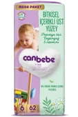 Canbebe Bebek Bezi Beden:6 (15-27KG) Exstra Large 62 Adet Mega Pk thumbnail 1