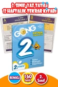 2.Sınıf 2.Dönem 12 Haftalık Yaz Tatili Kitabı Tekrar Seti - 16 Fasikül - 128 Sayfa - 1