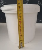 3 LİTRE PLASTİK KOVA - BEYAZ - 3 LT SAPLI - SIZDIRMAZ KİLİTLİ ÇOK AMAÇLI KAPAKLI KOVA - BOYA KOVASI , ZEYTİN KOVASI , SAKSI VB ALANLARDA KULLANILABİLİR - GIDA UYUMLU DEĞİLDİR - 4