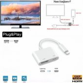 DAYTONA L8-HI İPHONE LIGHTING=HDMI 4K 1080P ÇEV. - 3