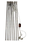 LIGHTINGX 8 Tüp Beyaz Meteor LED Işık Yağmur Işıkları Eklenebilir IP65 Dış Mekan Dekoratif Süs thumbnail 3