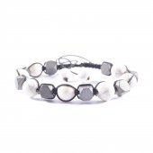 Shamballa Hematit Akik Bileklik - 1