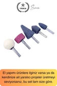5 Parça Hobi Gravür Dremel Taşlama Ucu Mini Metal Ahşap Oyma Seti Parlatma Zımparalama Fırçalama - 5