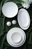Acar Doralie Silver 29 Parça Yemek Takımı POR-07125 - 5