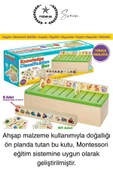 Premium Ahşap Bilgi Sınıflandırma Kutusu Zeka Geliştiren Eğitici Öğretici Çocuk Oyuncak El Beceri - 3