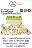 Premium Ahşap Bilgi Sınıflandırma Kutusu Zeka Geliştiren Eğitici Öğretici Çocuk Oyuncak El Beceri - 4