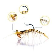 Caretta Sakura Shrimp 76mm 6,5gr Silikon Karides thumbnail 10