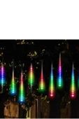 LIGHTINGX Meteor Kayan Led Işık 10 Tüp 50 cm RGB Aydınlatma Eklenebilir IP65 Dış Mekan Dekoratif Süs - 3