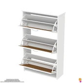 Modilayn WEST Asma Antre 72x116x26 cm’ lik 3 Düşer Kapak 6 Göz Bölmeli Ayakkabılık thumbnail 6