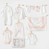 Nessiworld Andywawa AC25551 Newborn Set Pınk Baloons 10'Lu Hastane Çıkışı Ekru - 1