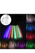 LIGHTINGX Meteor Kayan Led Işık 10 Tüp 50 cm RGB Aydınlatma Eklenebilir IP65 Dış Mekan Dekoratif Süs - 2