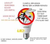 Ledolet Sinek Savar Ampul 175-250 V 9W - 2