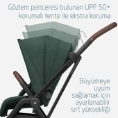Maxi-Cosi Leona2-Pebble S Tek Elle Katlanabilen Ultra Kompakt Çift Yönlü Seyahat Sistem Bebek Arabası Green-Black - 8