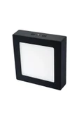 CATA CT-5236 18W Panel LED Armatür Siyah Kare Sıva Üstü Metal Kasa Sıcak Beyaz 3200K - 1