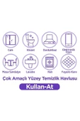 Mr. Oxy Kullan-At Lavanta Kokulu Yüzey Temizlik Havlusu 2x100 Yaprak - 6