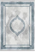 İpek Halı Blossom Koleksiyonu 13615 Mavi 80 x 300 cm - 1