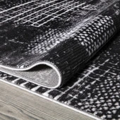 İpek Halı Sedefkar Koleksiyonu 16604 Gri 100 x 300 cm - 4