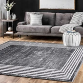 İpek Halı Roxanne Koleksiyonu 17109 Gri 100 x 300 cm - 3