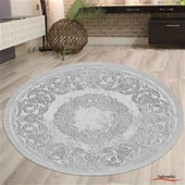 İpek Daire Halı Sardes Koleksiyonu 6201 Gri 200 x 200 cm Daire - 2