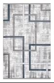 İpek Halı Sardes Koleksiyonu 6935A Gri 80 x 150 cm - 1