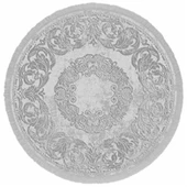 İpek Daire Halı Sardes Koleksiyonu 6201 Gri 200 x 200 cm Daire - 1