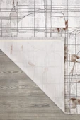 İpek Halı Vales Koleksiyonu 7819A Beyaz 100 x 300 cm - 4