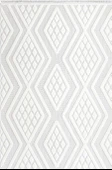 İpek Halı Kişiye Özel Ölçü Kesme Almond Koleksiyonu 11407 Beyaz 80 x 350 cm - 1