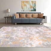 İpek Halı Kişiye Özel Ölçü Kesme Blossom Koleksiyonu 13408 Gri 80 x 500 cm - 4