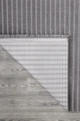 İpek Halı Kişiye Özel Ölçü Kesme Almond Koleksiyonu 11402 Gri 120 x 300 cm - 4
