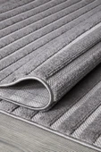 İpek Halı Kişiye Özel Ölçü Kesme Almond Koleksiyonu 11402 Gri 120 x 500 cm - 3