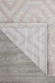 İpek Halı Kişiye Özel Ölçü Kesme Almond Koleksiyonu 11404 Krem 100 x 400 cm - 2