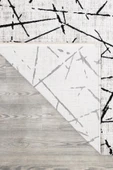 İpek Halı Kişiye Özel Ölçü Kesme Gordion Koleksiyonu 16104 Gri 160 x 350 cm - 3