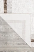 İpek Halı Kişiye Özel Ölçü Kesme Gordion Koleksiyonu 16157 Gri 200 x 500 cm - 4