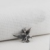 Kartal Tasarımlı 925 Ayar Gümüş Kolye Ucu thumbnail 2