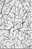 İpek Halı Kişiye Özel Ölçü Kesme Gordion Koleksiyonu 16104 Gri 80 x 400 cm - 1