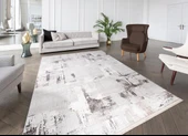 İpek Halı Kişiye Özel Ölçü Kesme Gordion Koleksiyonu 16102 Gri 80 x 500 cm - 4