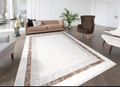 İpek Halı Kişiye Özel Ölçü Kesme Gordion Koleksiyonu 16157 Gri 200 x 500 cm - 3